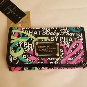 Nwt- Baby Phat graffiti wallet